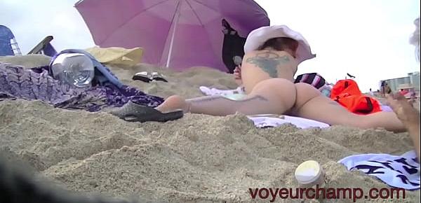  These are the Exhibitionist Wives I like to film flashing in public, Upskirt and teasing nude beach voyeurs!